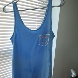 "Smiles for miles" tank